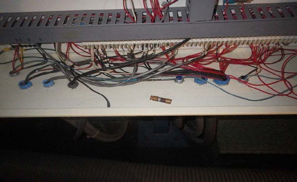 Figure 4.0 Control Panel After Decontamination